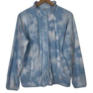 Duluth Trading Co Alaskan Hard Gear Thaw Depth Fleece Snap Mock Jacket Large